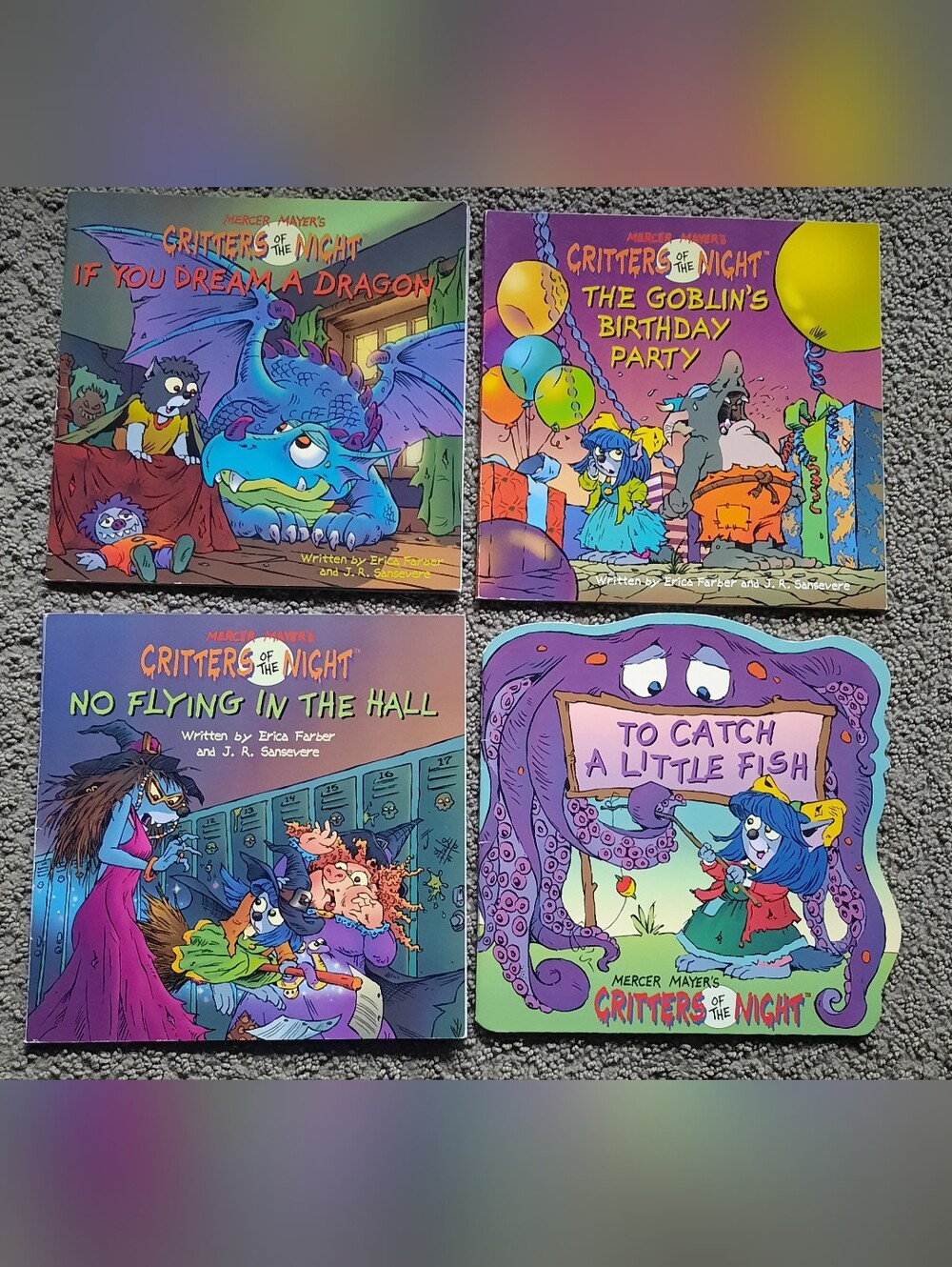 Vintage Mercer Mayer Critters of the Night Book Lot